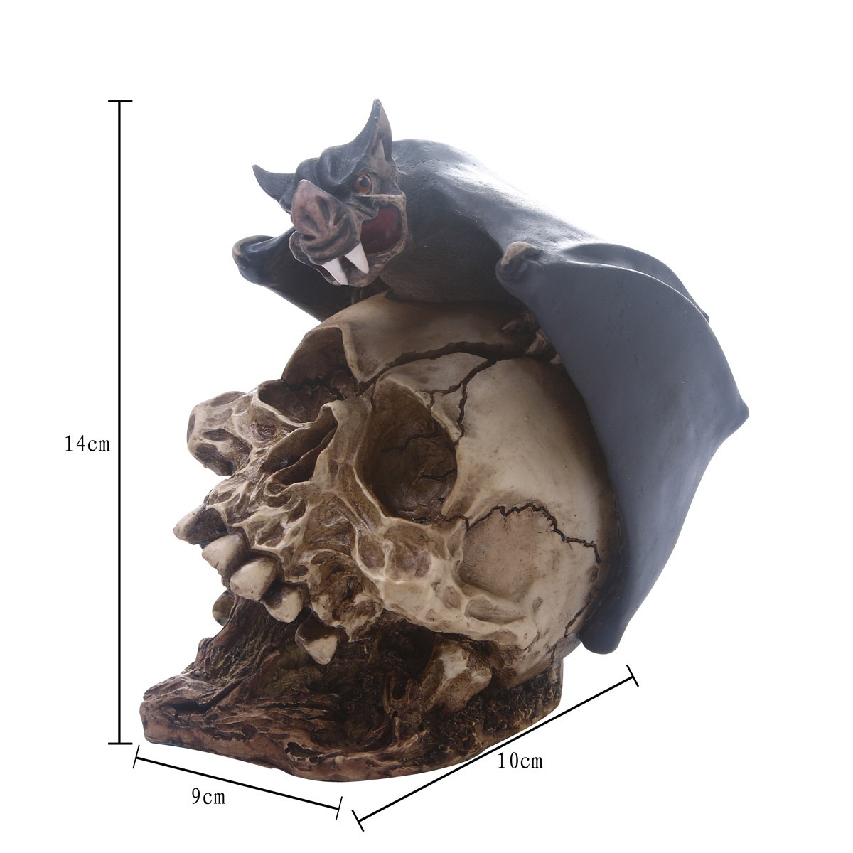 Animal skull model resin bat skull handicraft ornaments — imagen 5