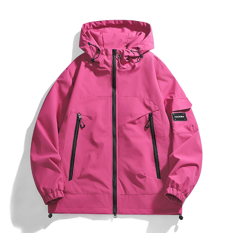 Unisex Windproof Waterproof Hooded Outdoor Hiking Fishing Jacket — image 3