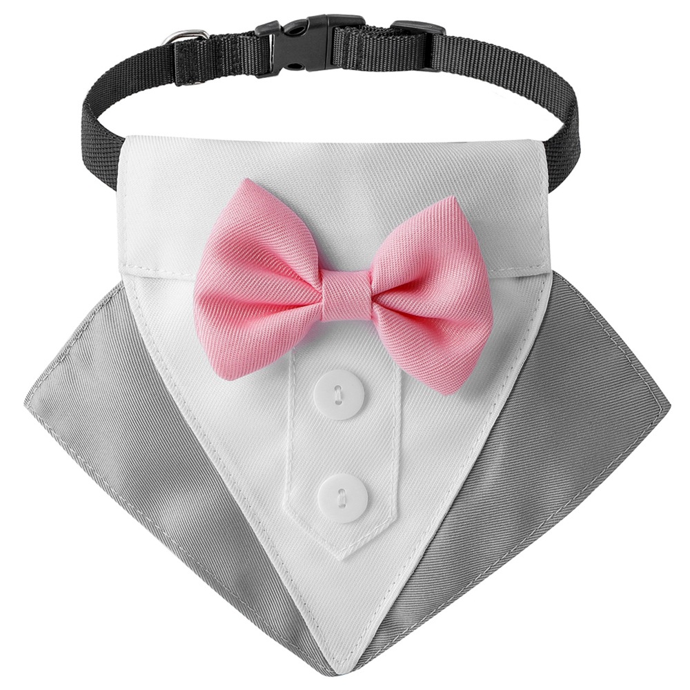 TANPOPO British style wedding suit dog bibs wedding triangle scarf pet scarf — image 11