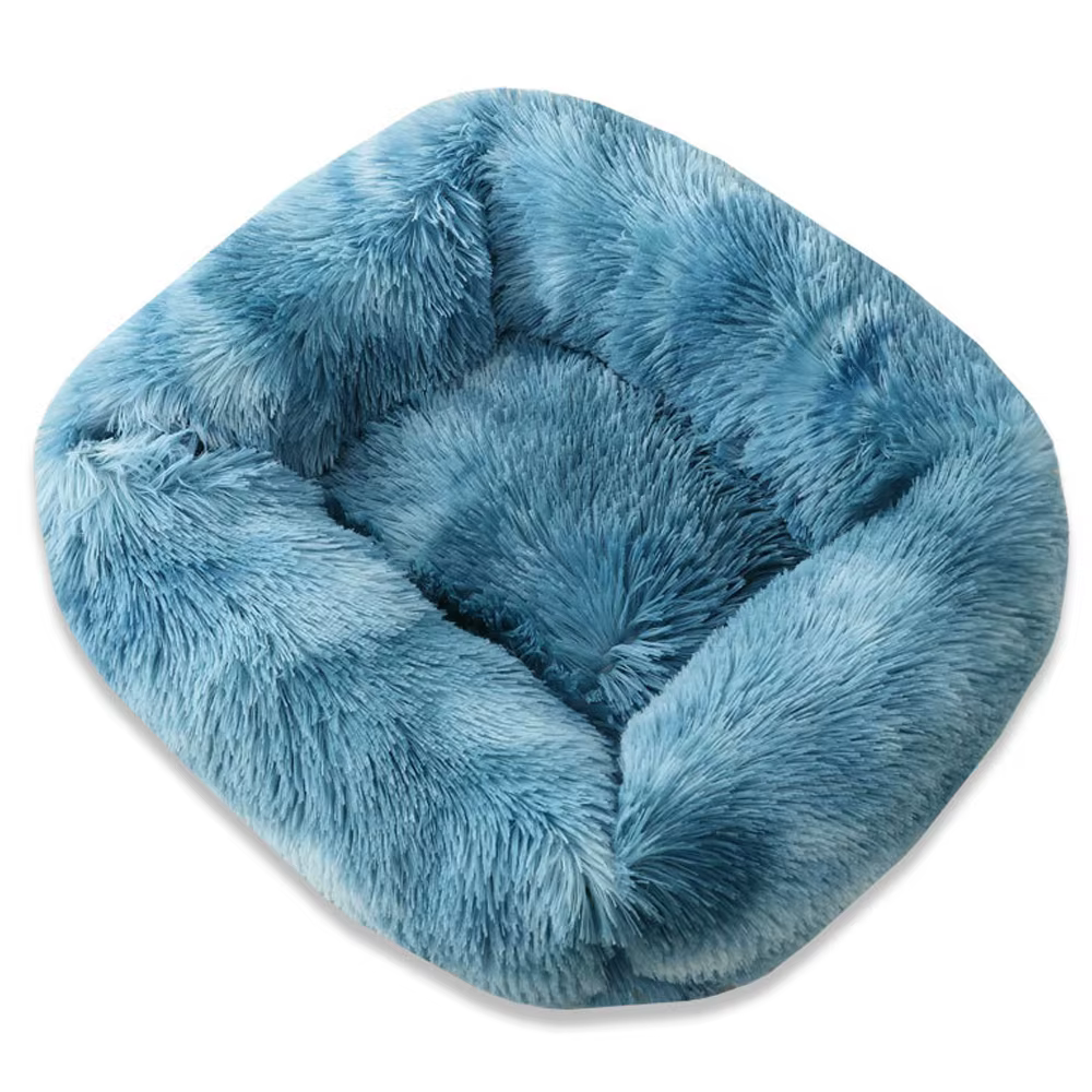 Square Dog Bed Long Plush Solid Color Pet Beds For Little Medium Large Pets Super Soft Winter Warm Sleeping Mats For Dogs Cats — image 15