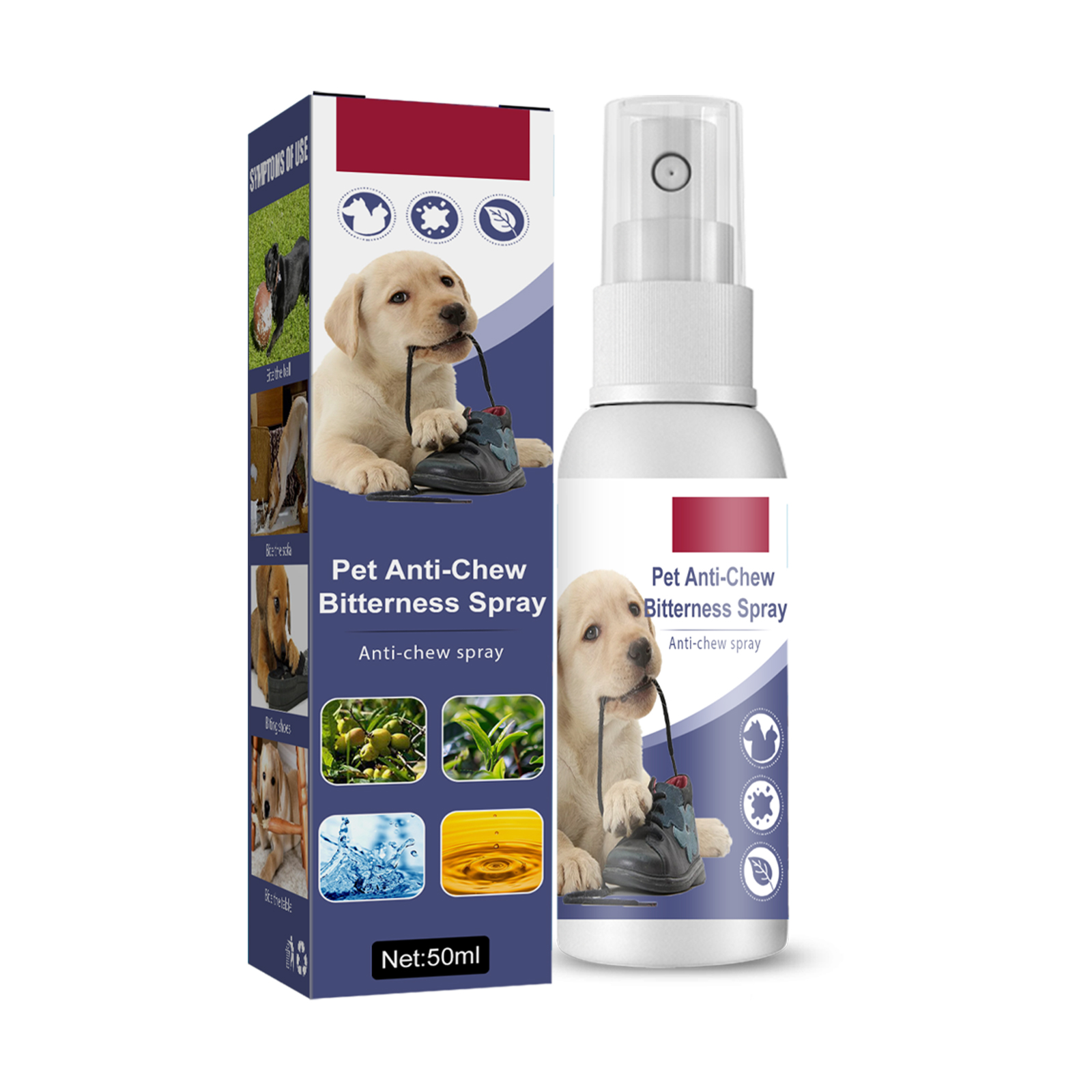 Spray Anti-Mordeduras para Mascotas, Prevenga que los Perros Muerdan las Patas de la Mesa y Sillas, Evita Rasguños en Sofás — imagen 4
