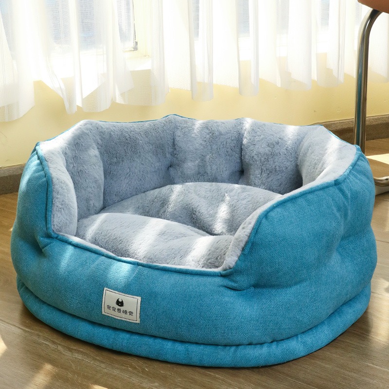 Doghouse Winter Warm Four Seasons Universal Small Dog Teddy Bichon Dog Bed Sofa Netflix Cat Nest Pet Supplies — image 7