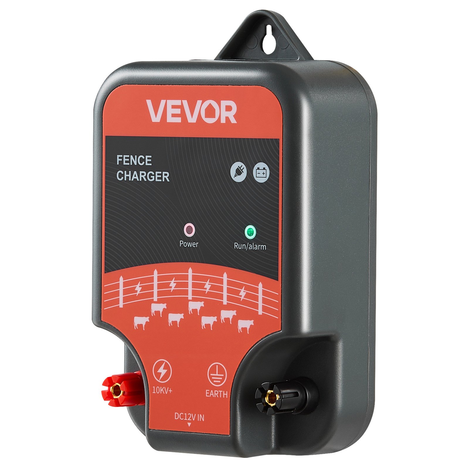Electric Fence Charger, 10kV 2J, AC DC Electric Fence Energizer With LED Indicator, 1.86 Miles Range, Powerful Plug-in Fences Charger, Prevents Wild Animals Intrusion For Livestock Poultry — imagen 1