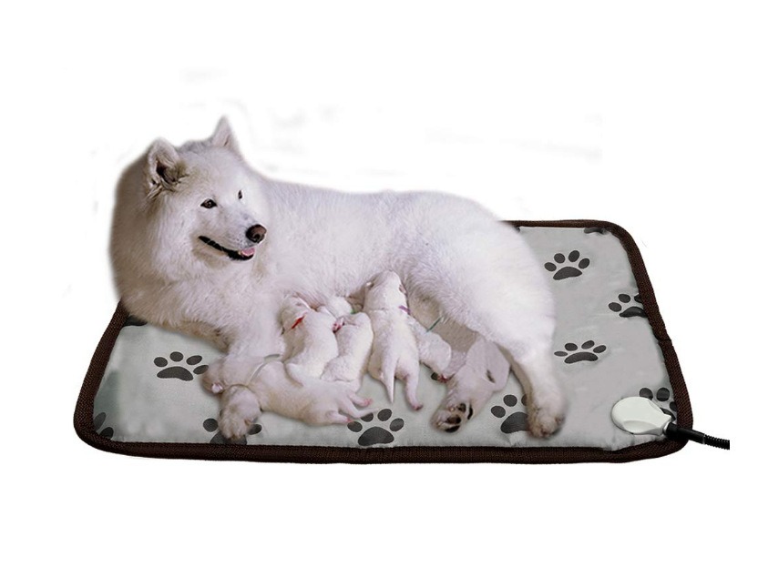 Pet Electric Blanket Waterproof, Anti Seize and Wear Resistant Adjustable Temperature Thermostatic Dog Pad 110V — image 1