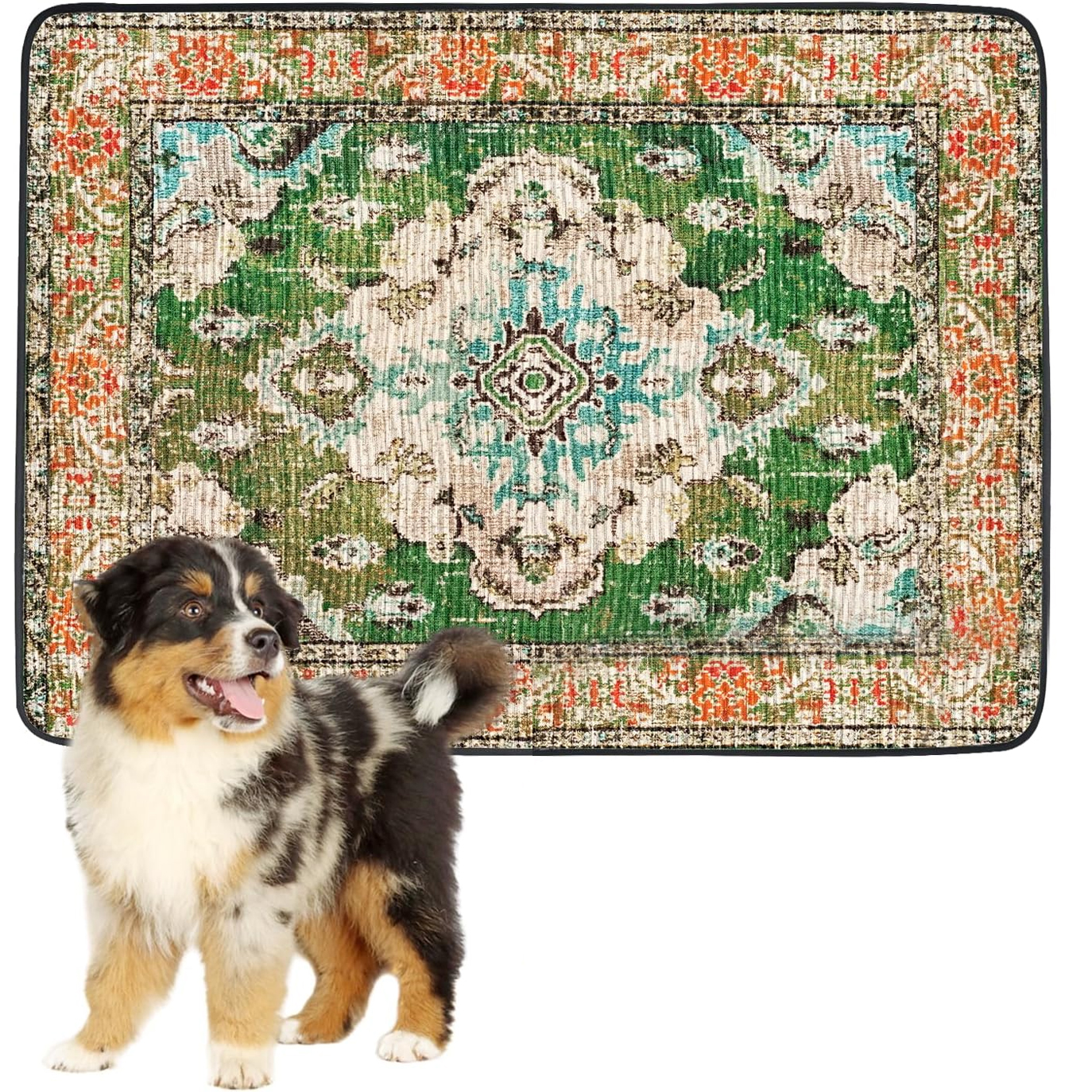 Scandinavian Minimalist Carpet Pet Mat, Stain-Resistant and Easy to Clean Sofa Coffee Table Mat, Urine-Proof Cat and Dog Pad — image 3