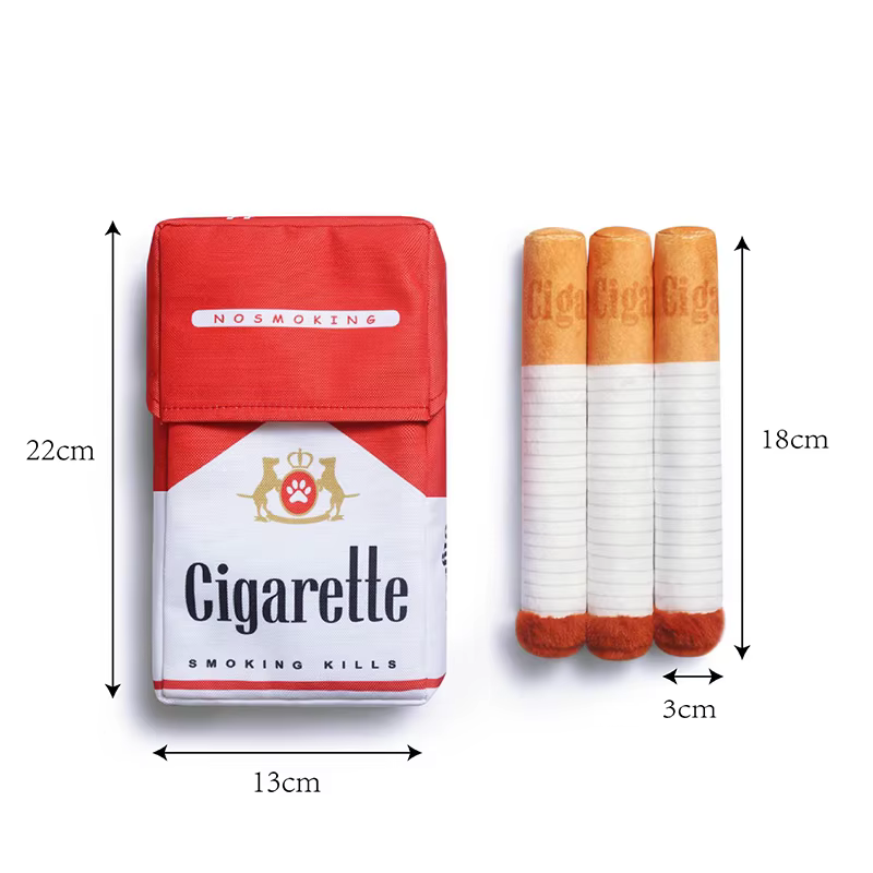 Dog Toy Funny Interactive Plush Dog Toys Creatives Cigarette Design Giggling Chewing Toys For Dog The Perfect Pet Gift — image 6