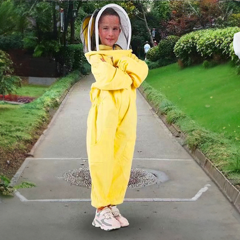 A set of children's beekeeper suits (breathable type), beekeeping equipment, and gloves — image 3