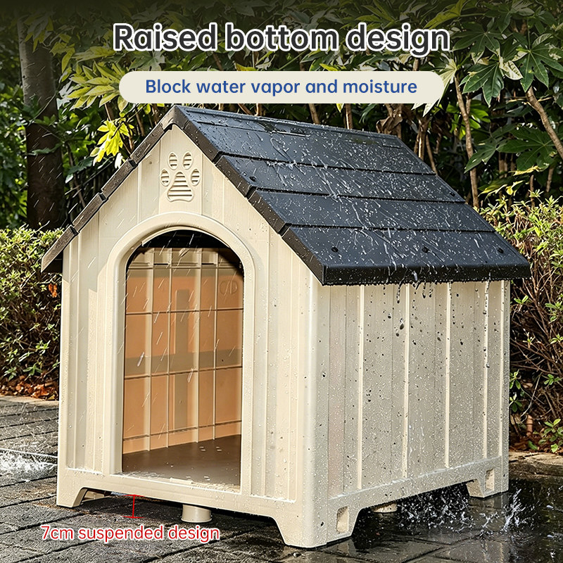 Heavy Duty Outdoor Dog House - 4 Season Insulated Shelter Waterproof & Anti-UV Kennel for All Size Dogs — image 11