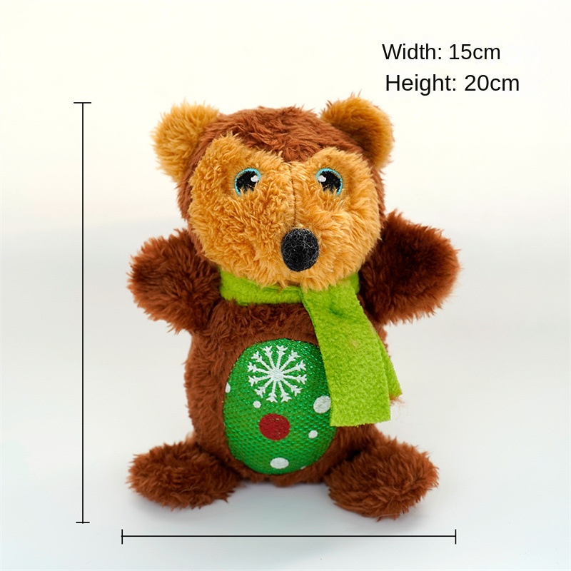 Plush cat vocalizes resistant to biting and grinding teeth to relieve boredom dog and cat toy products — image 11