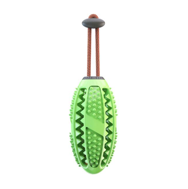 Dog Interactive Natural Rubber Ball Puppy Chew Toy Food Dispenser Ball Bite-Resistant Clean Teeth Pet Playing Balls Pet Dog Toys — image 10