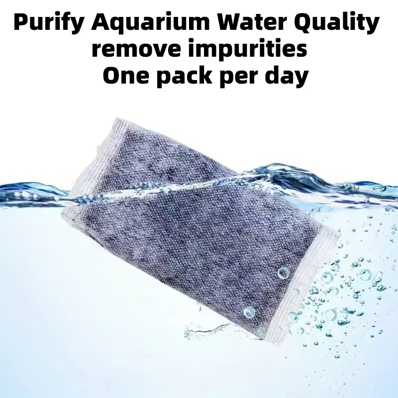 20/40 Piezas de Bolsas de Carbón Activado para Filtro de Acuario, Medio Filtrante Premium que Purifica el Agua y Elimina Toxinas y Olores, de Larga Duración — imagen 4