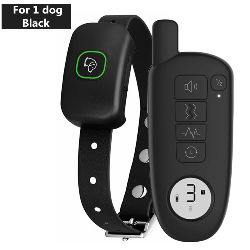Range Dog Training Collar Waterproof Electric Shock Vibration Sound Dogs Bark Collar for Small Medium Large Dogs Trainer — image 8