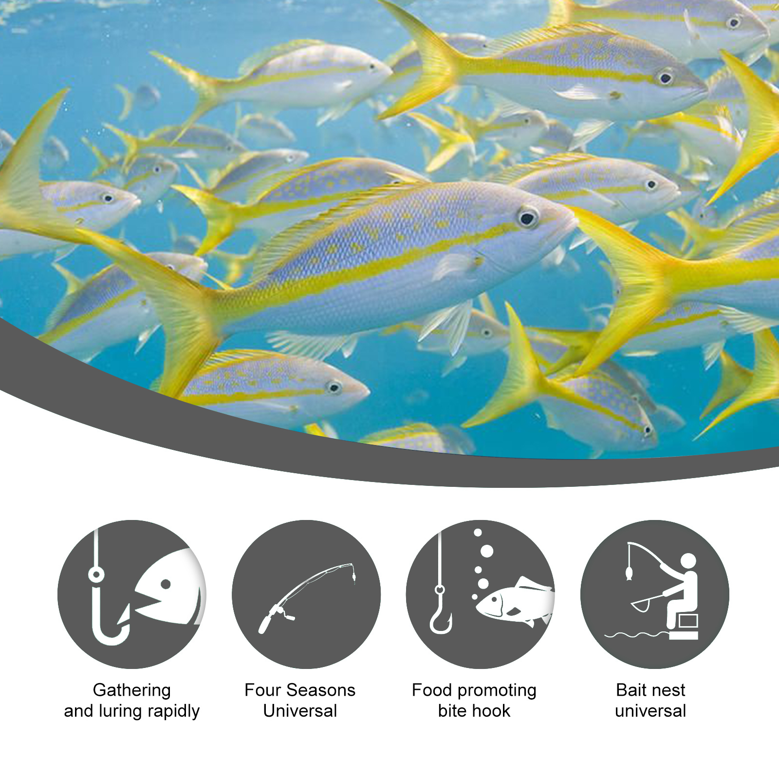 Yegbong Corn Fish Bait, Reservoir Fish Bait Fishing Lure Fish Portable Fish Primer — image 5