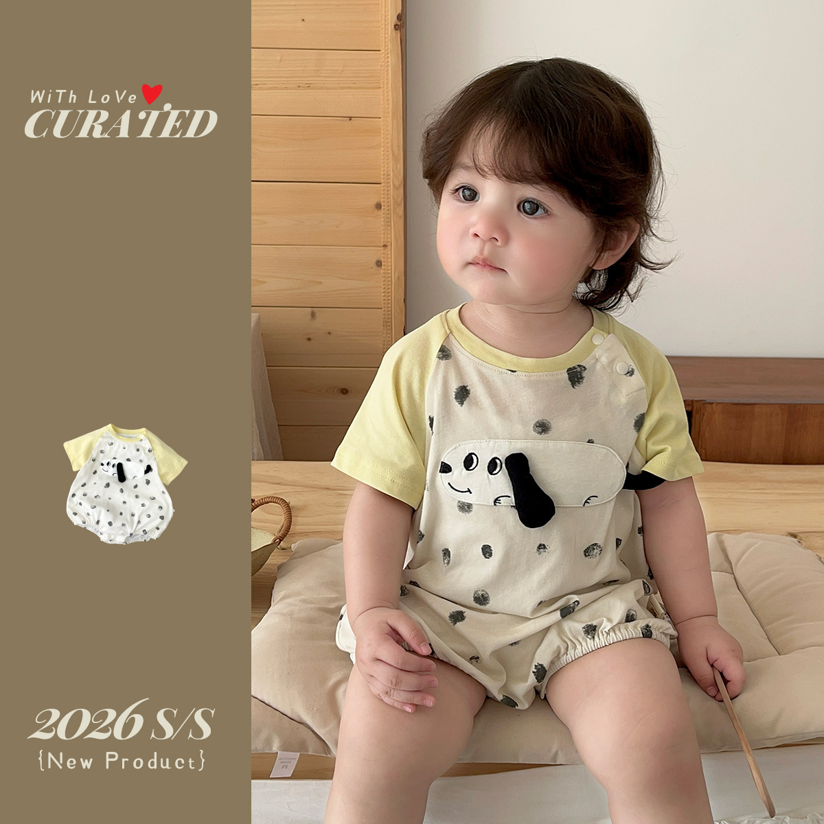 Traje de Polka Dot para Perro, Vestido Corto con Mangas y Pantalones Cortos — imagen 6