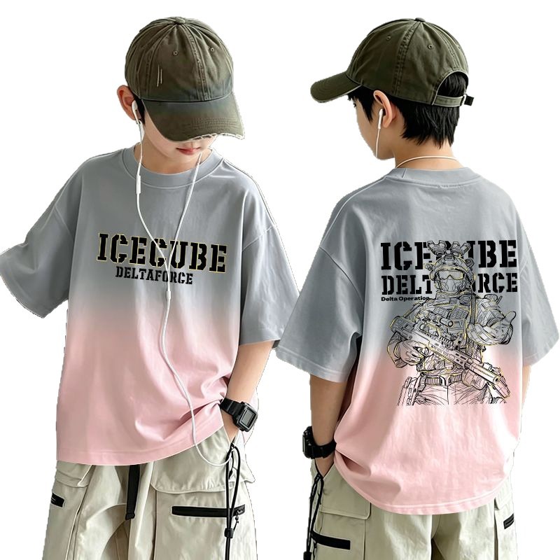 Cool Dragon Short Sleeve T-Shirt for Boys — image 2