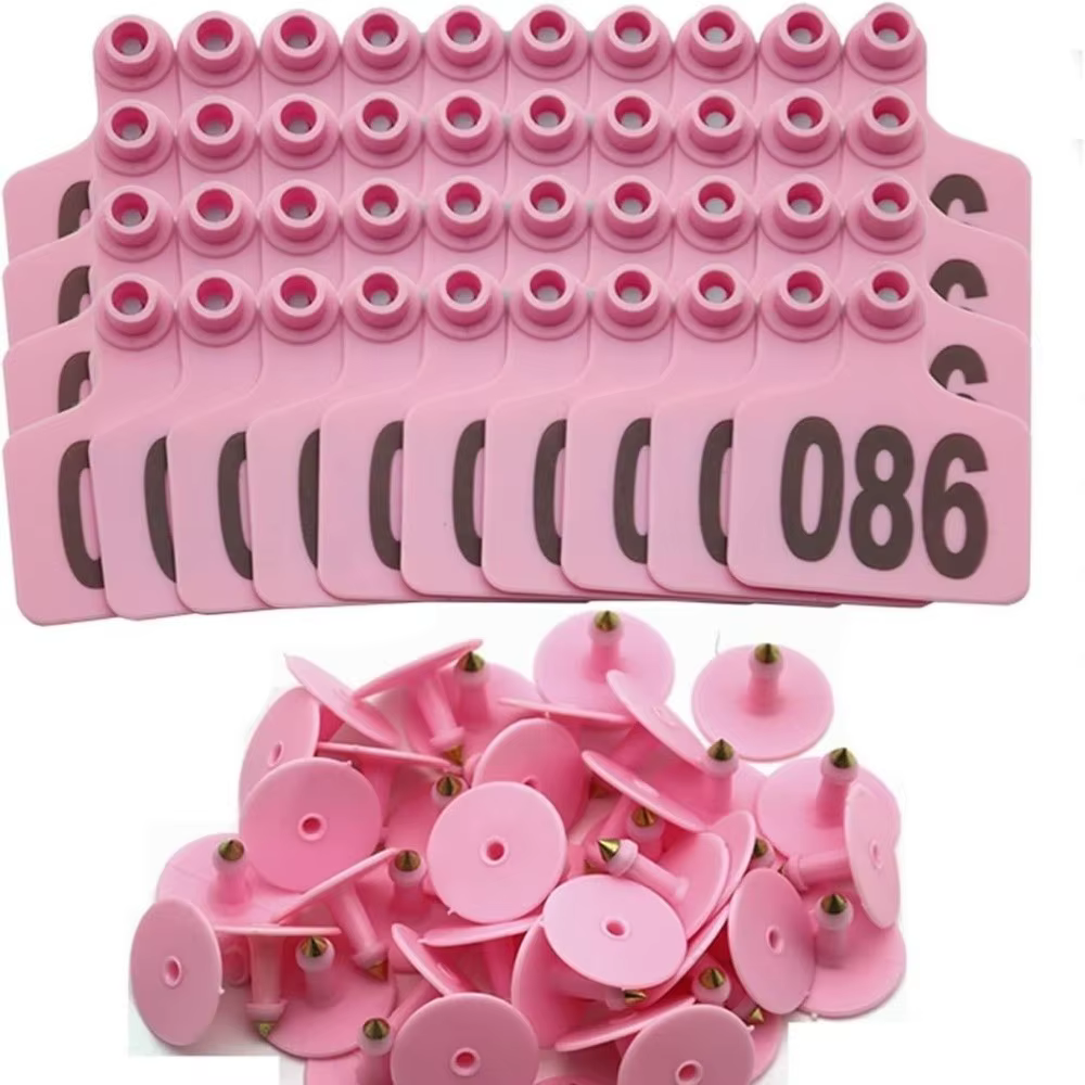 Etiquetas de Oreja para Identificación de 100 Piezas (001-100) - Materiales Duraderos para Ganado — imagen 4