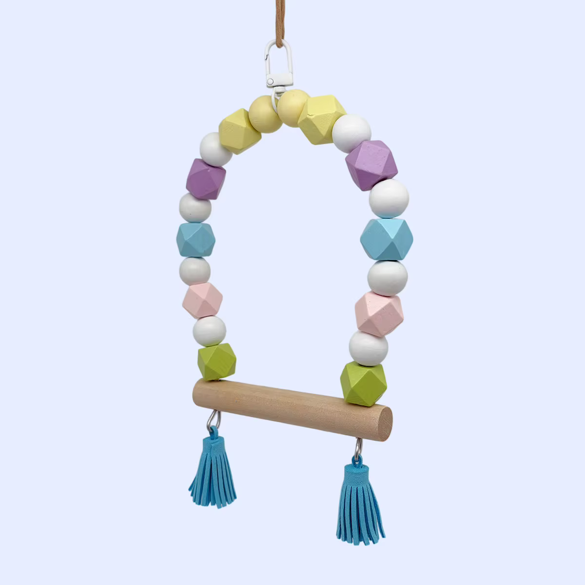 Parrot Swing Station pole Birdcage accessories Hanging Suspension Bridge Pet toy birds and accessories playtime Gift — image 4