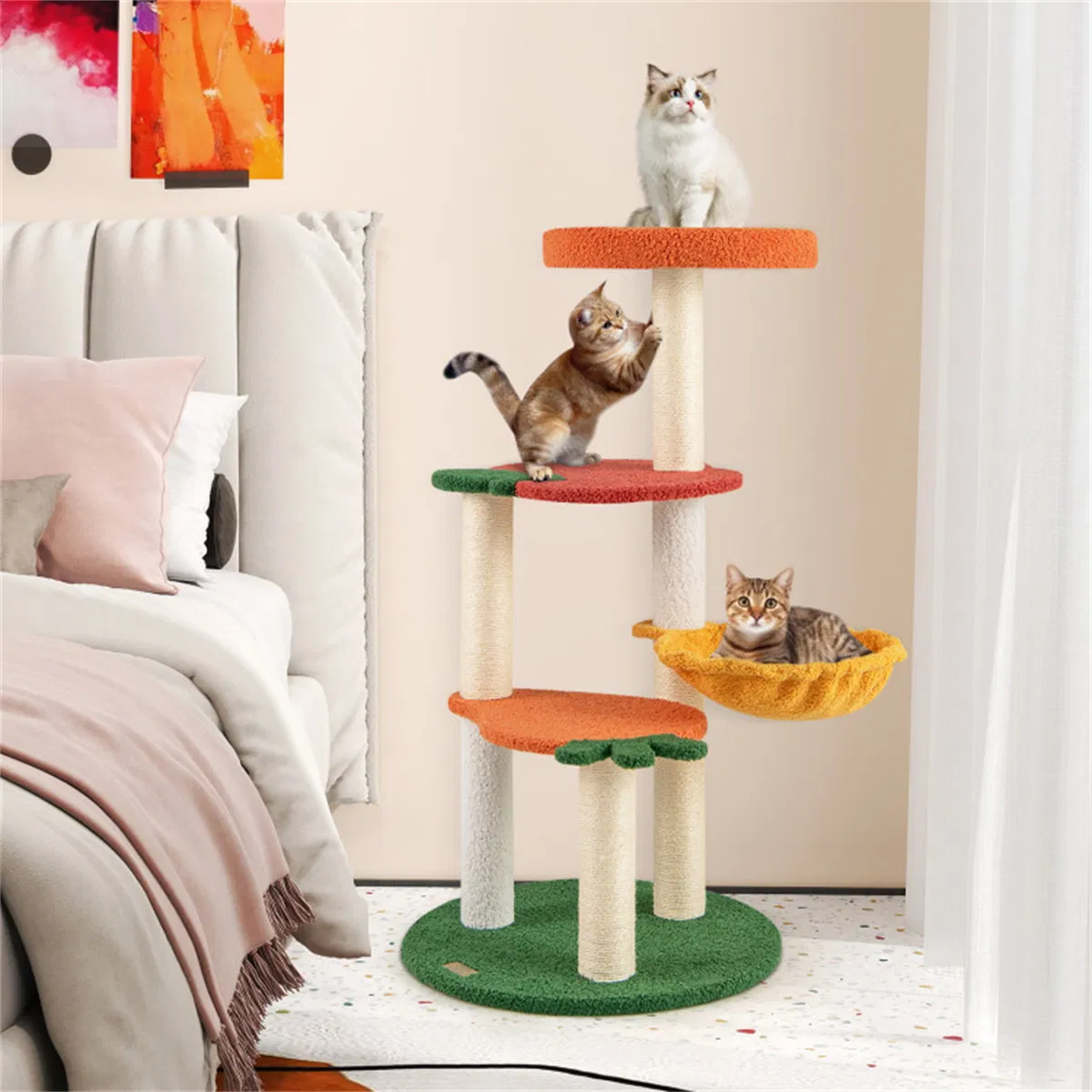 Cat Tree Pet Activity Center Cat Apartment — image 2