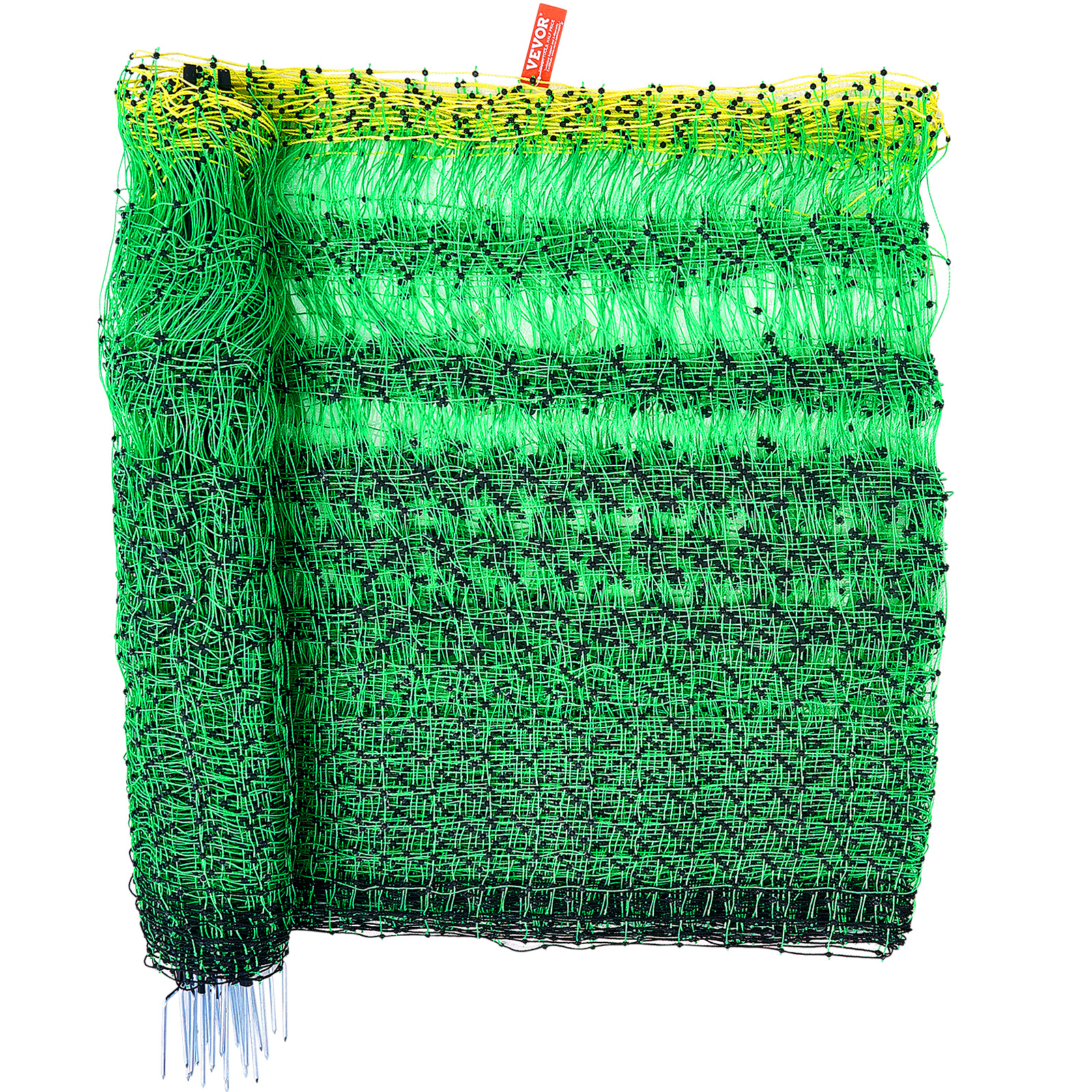 Red de Cerca Eléctrica VEVOR, 35 cm Alt x 164 pies Largo, Red PE con Postes y Estacas Dobladas con Espinas, Malla Útil Portátil para Cabras, Ovejas, Corderos, Ciervos, Puerros, Perros, Ideal para Jardines, Granjas y Rancho — imagen 8