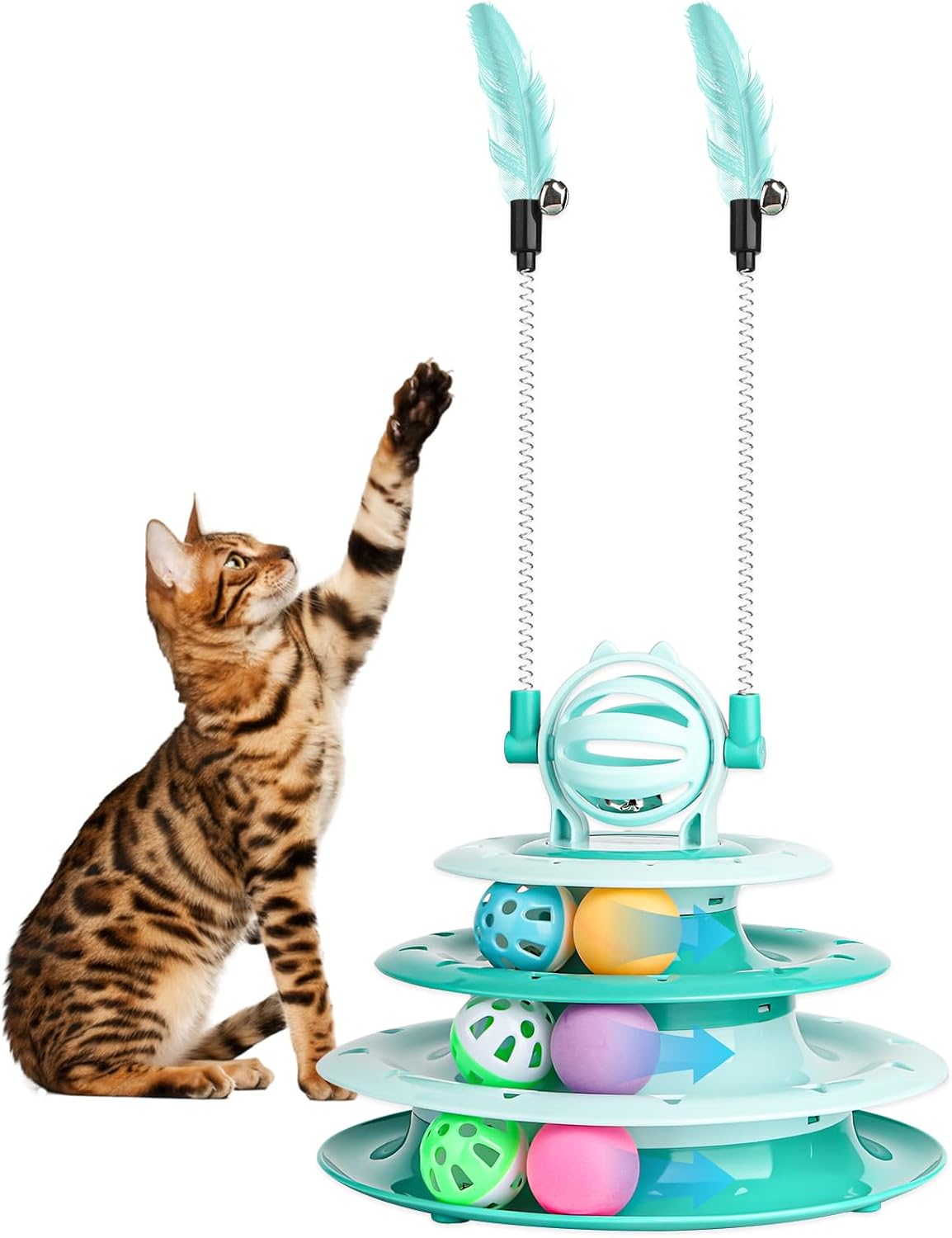 Juguetes para Gatos de Interior - Juguetes Interactivos para Kitten y Gato — imagen 4