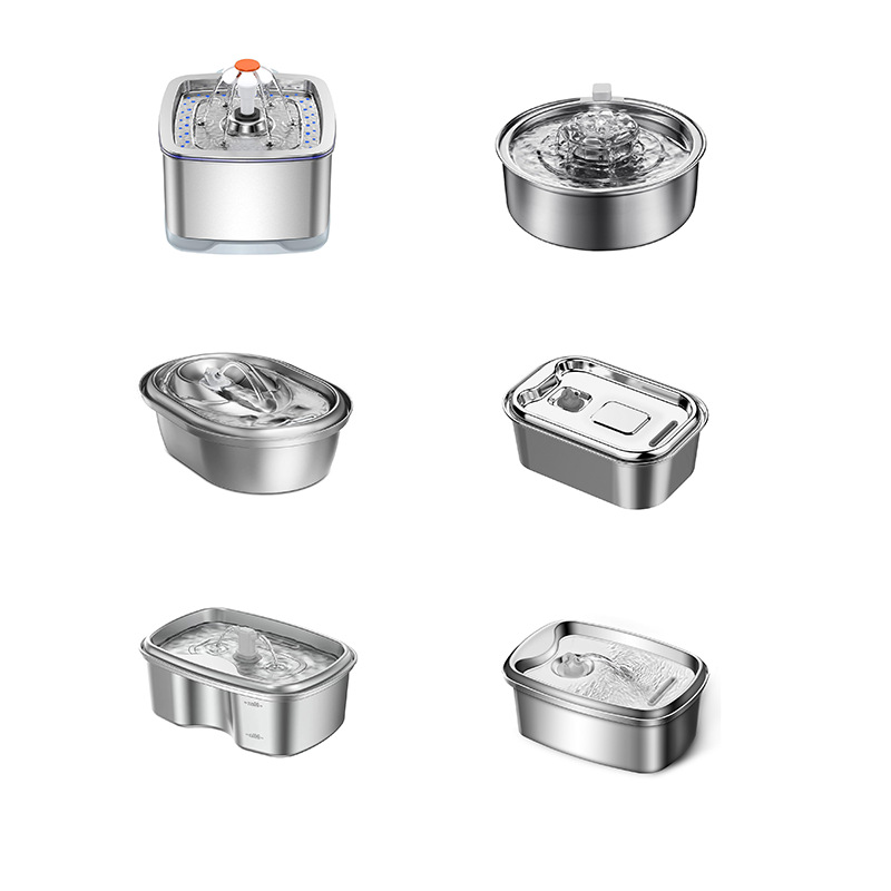 Stainless Steel Smart Pet Water Dispenser with Automatic Circulation and Filtration, Large Capacity Feeder for Cats and Dogs — image 4