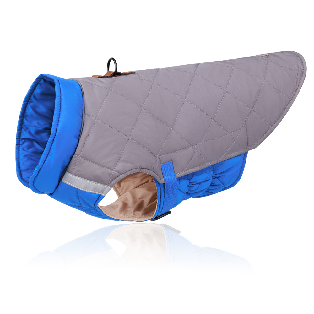 New Pet Clothes Autumn And Winter Reflective Warm Pet Cotton Padded Clothes Thickened Dog Clothes Pet Supplies — image 5