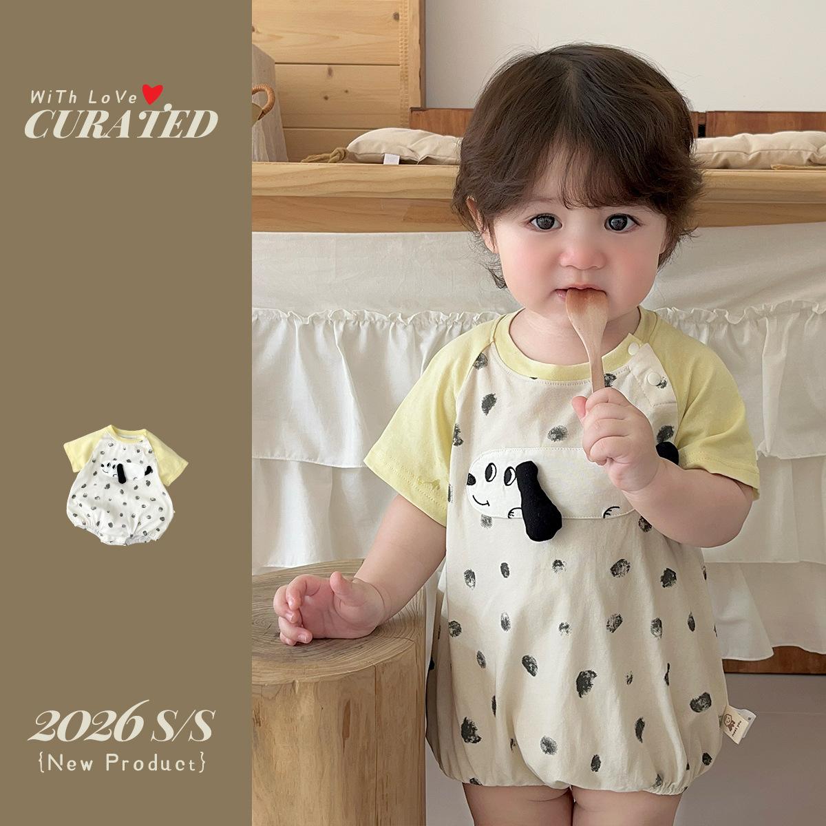 Traje de Polka Dot para Perro, Vestido Corto con Mangas y Pantalones Cortos — imagen 4