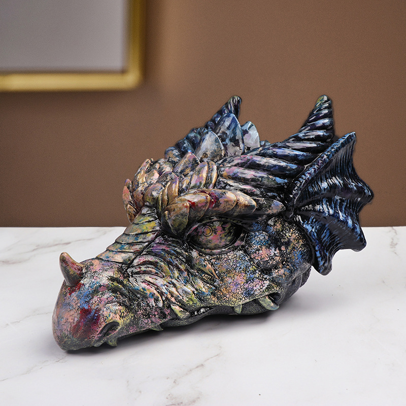 Imitation Crystal Faucet Resin Ornament Home Garden Decoration Dinosaur Ornament Resin Crafts — image 5