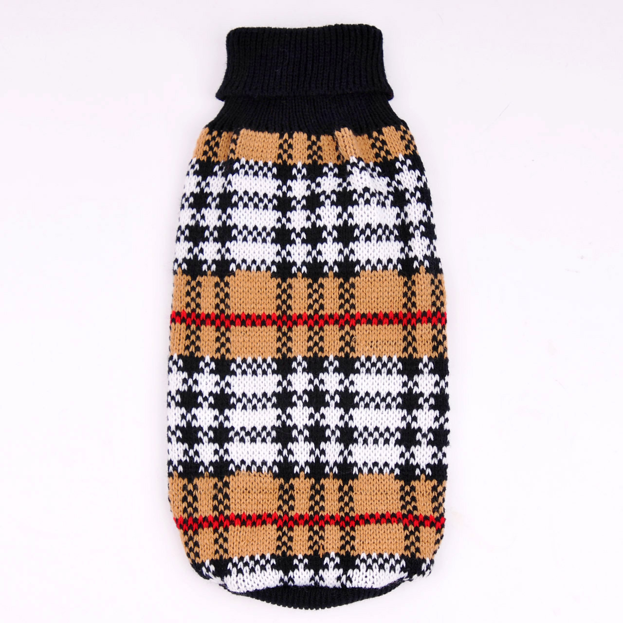 Chaquetas de invierno de alta calidad para mascotas con patrón de tartán clásico — imagen 3