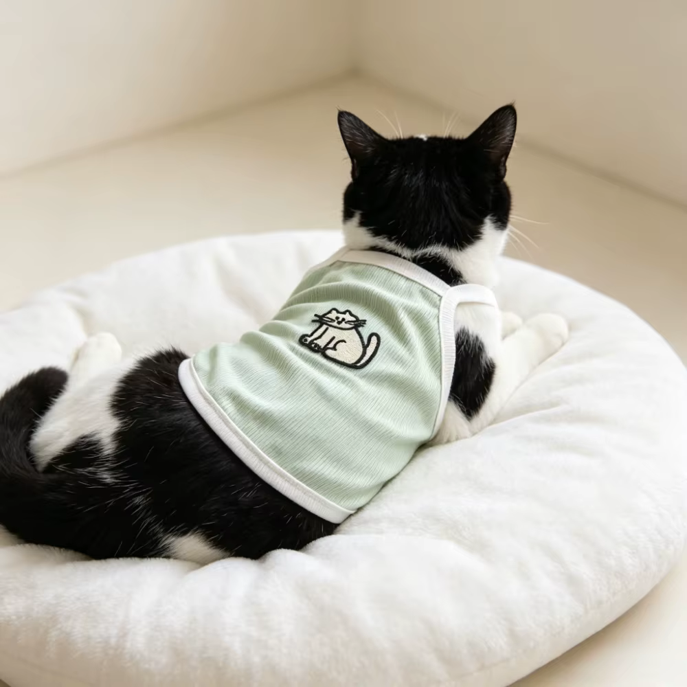 Camiseta de Verano Ligera y Transpirable para Pequeños Animales con Estampados Coloridos, Perfecta para Días Calurosos — imagen 2