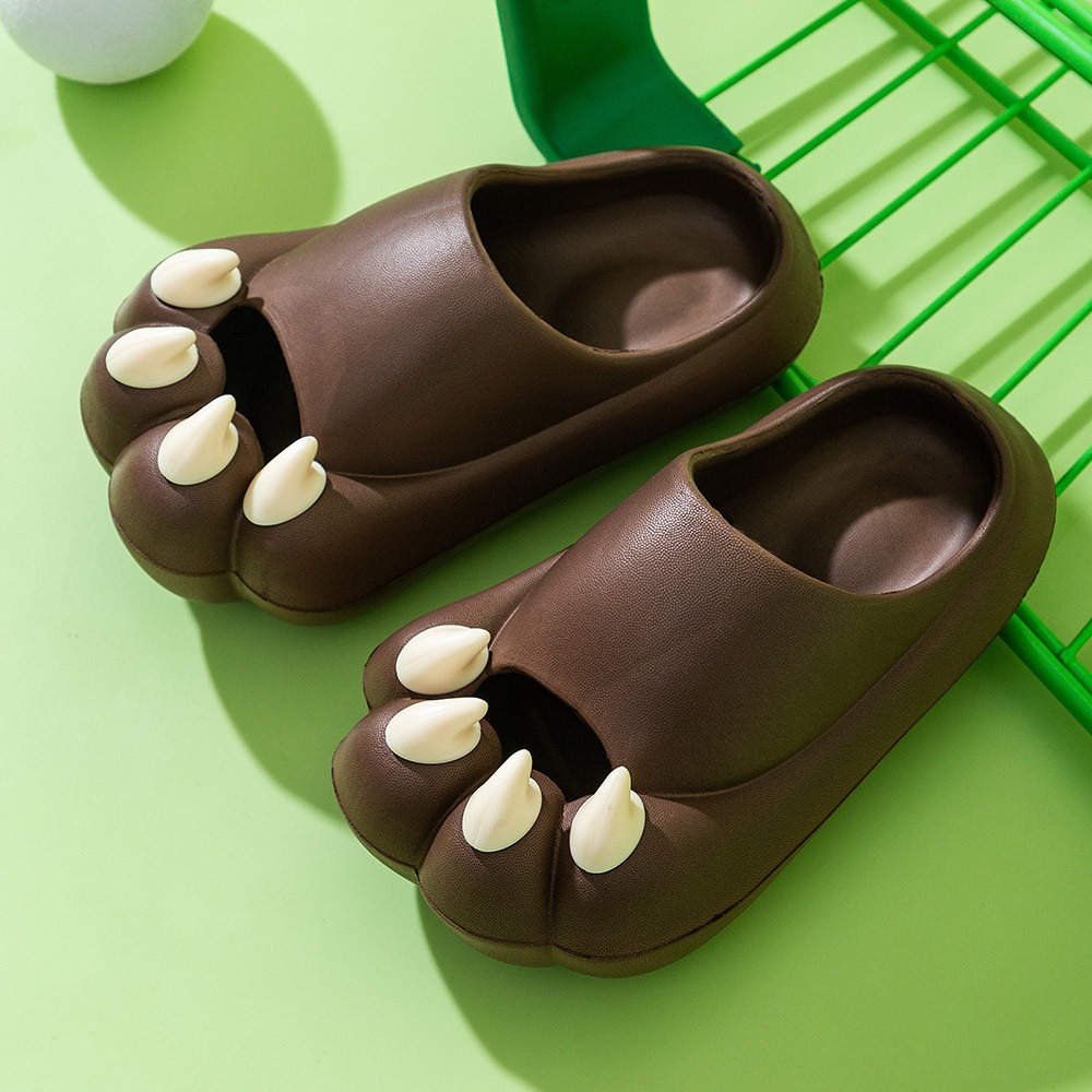 New cat claw sandals and slippers summer men and women shoes indoor soft bottom non slip cute sandals and slippers — image 6