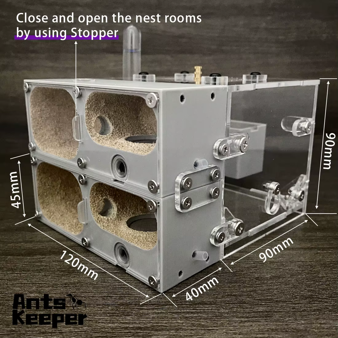 Ant Farm for Myrmecocystus, fit for More Than Myrmecocystus, Anthill Nest for Ants Keepping Ant Keepers Accessories — imagen 4