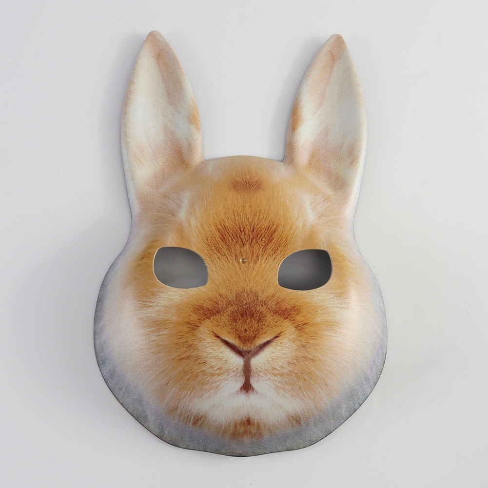 Halloween Mask Bloody Horror Rabbit Face Cover Rabbit Ears Mask Cosplay Costume Party Prop — image 8