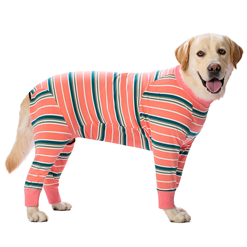 Medium and large dog pet clothing thin design belly protection weaning and sterilization suit — image 21