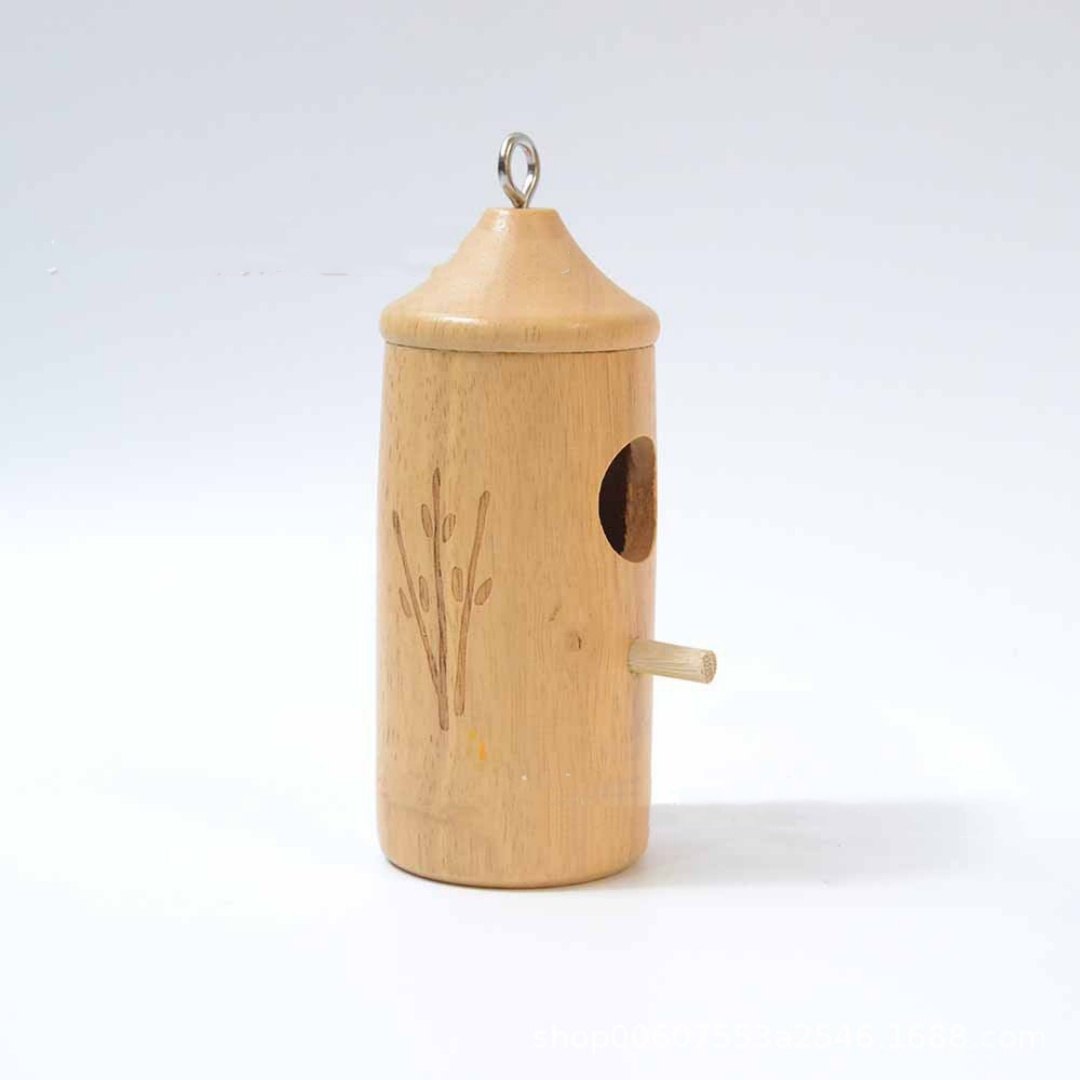 Casa de Nido Suspendida para Colibris Obra de Madera Artesanal — imagen 3