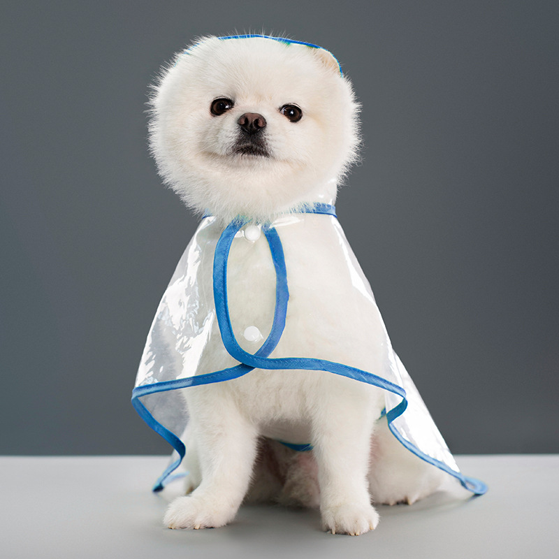 Ropa de Perro Impermeable de Plástico Transparente — imagen 3