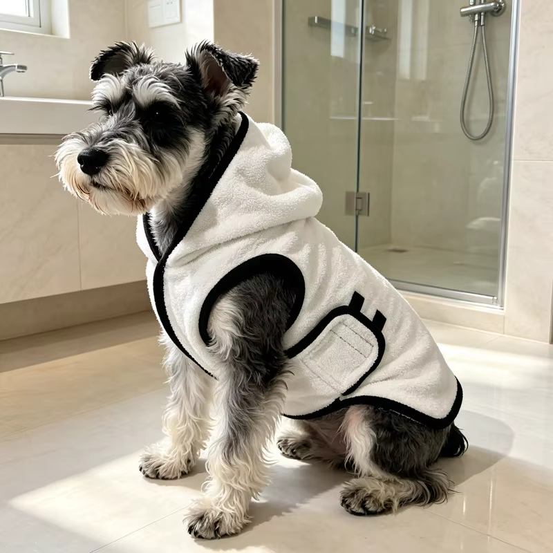 Toalla de Baño para Mascotas: Manta Secadora para Perros y Gatos, Envoltura de Grooming Suave, Transpirable, Secado Rápido, Absorbente, Microfibra, Todo el Año, Color Sólido, Cachorro — imagen 2