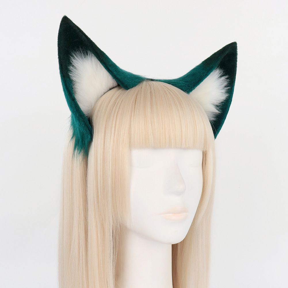 Un conjunto de orejas y cola de gato en peluche para cosplay de Honkai Star Rail, One Piece o Yukong - perfecto para Halloween — imagen 3