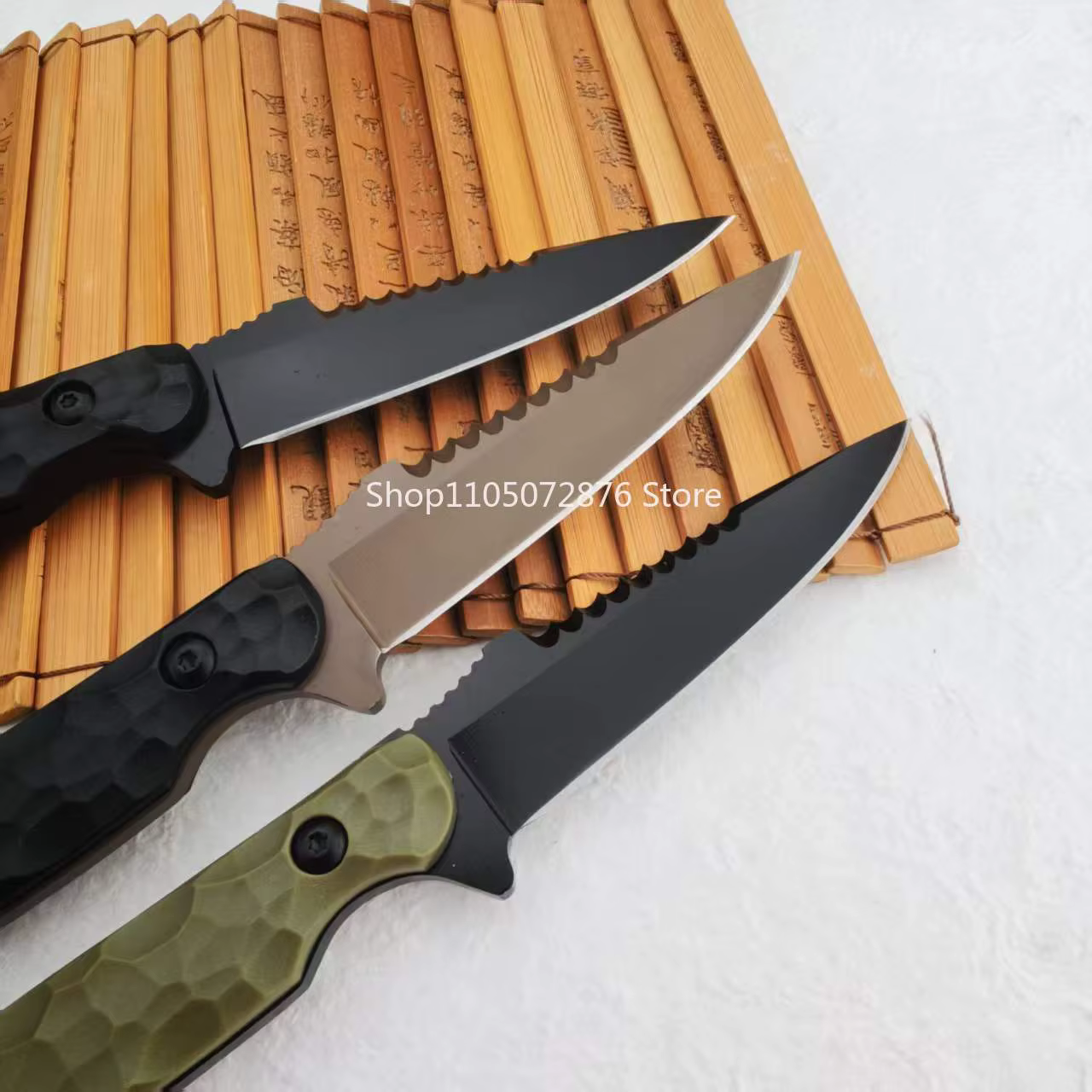 7Cr13Mov Blade Portable Wilderness Cutting Knife High Hardness Hiking Cutter Outdoor Camping Fishing Straight Knife EDC Knife — image 3