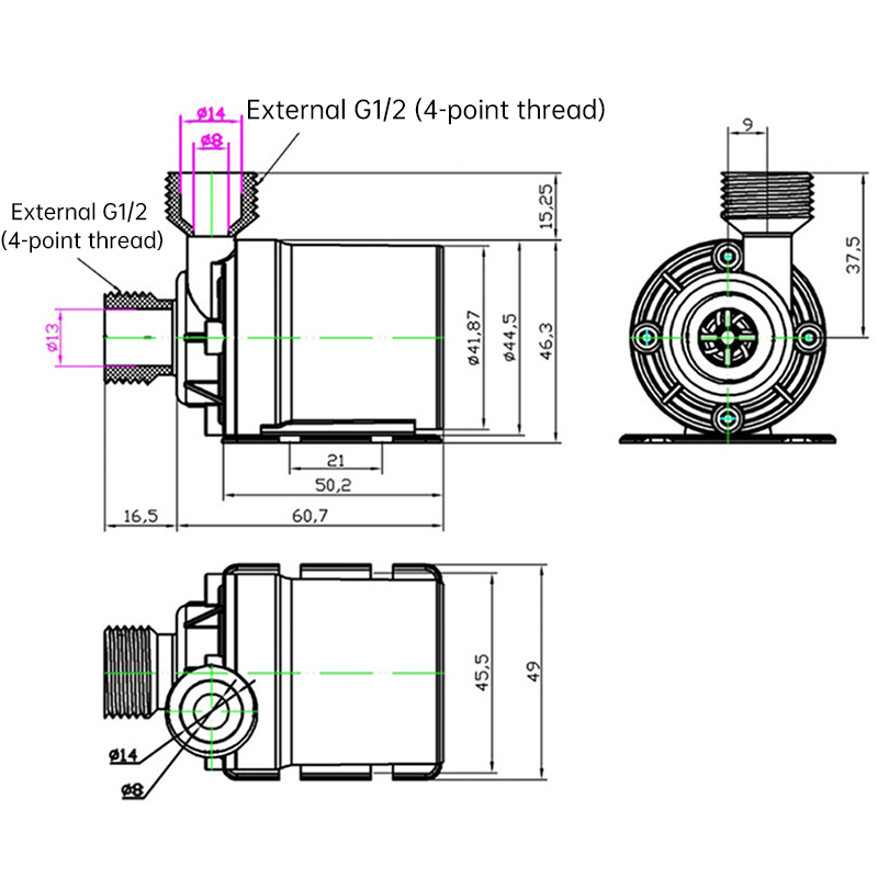 Mini Brushless DC 12V Submersible Water Pump | Tiny Motor-Driven Pump for Fish Tank, Aquarium Fountain & Pool Use — image 11