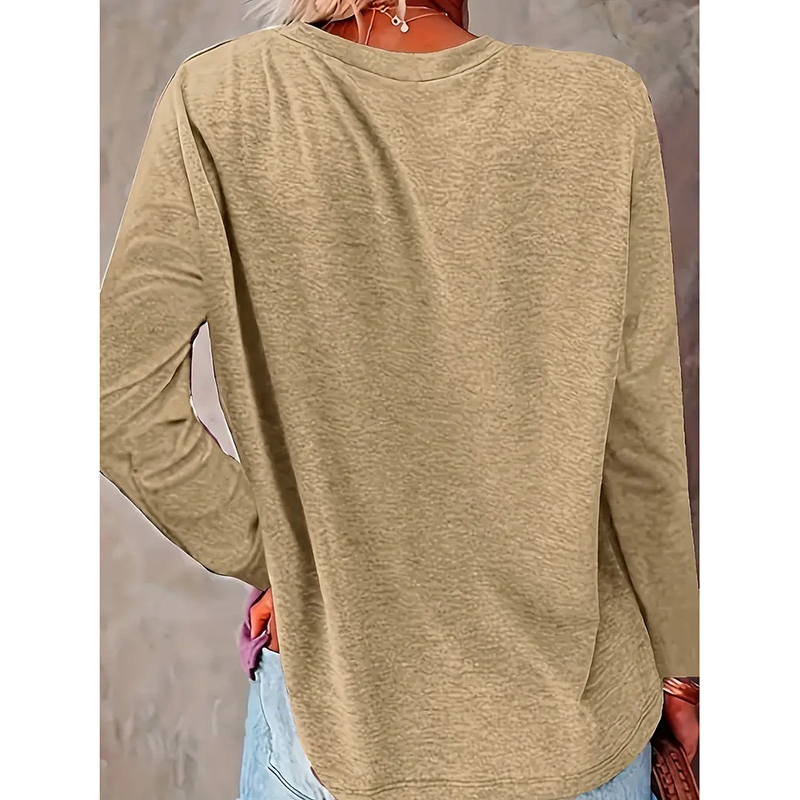 Sudadera de Cuello Crew para Mujer con Gráficos de Perros y Letras, Camiseta de Manga Larga Casual para Primavera y Otoño — imagen 7