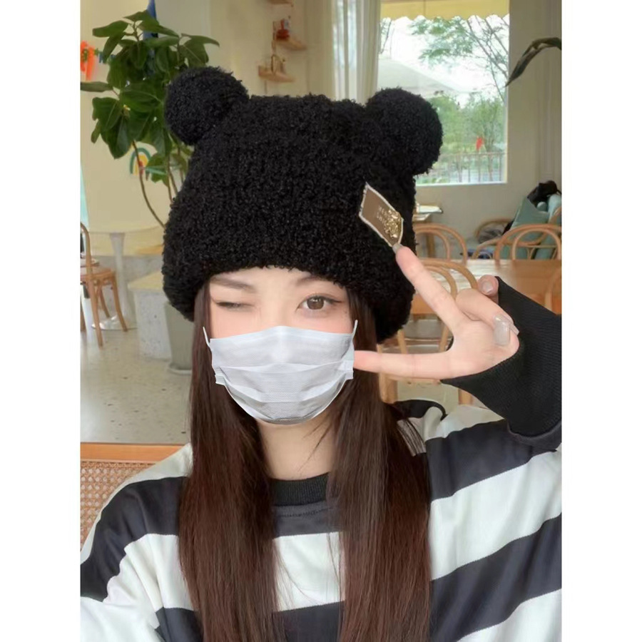 Oso Teddy de Plush Coreano Estilo Adorable Gorro Completo — imagen 2
