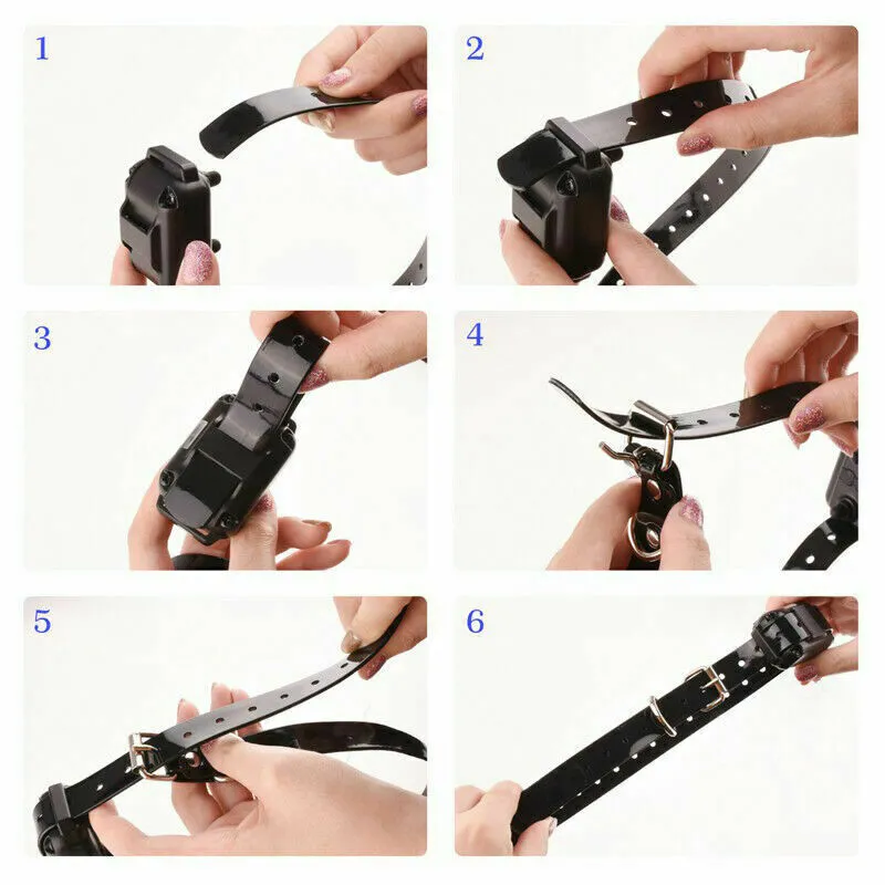 Cinturón de Adiestramiento para Perros con Control Remoto a Batería Recargable - Entrenador de Choque Hidrófugo para Mascotas — imagen 6