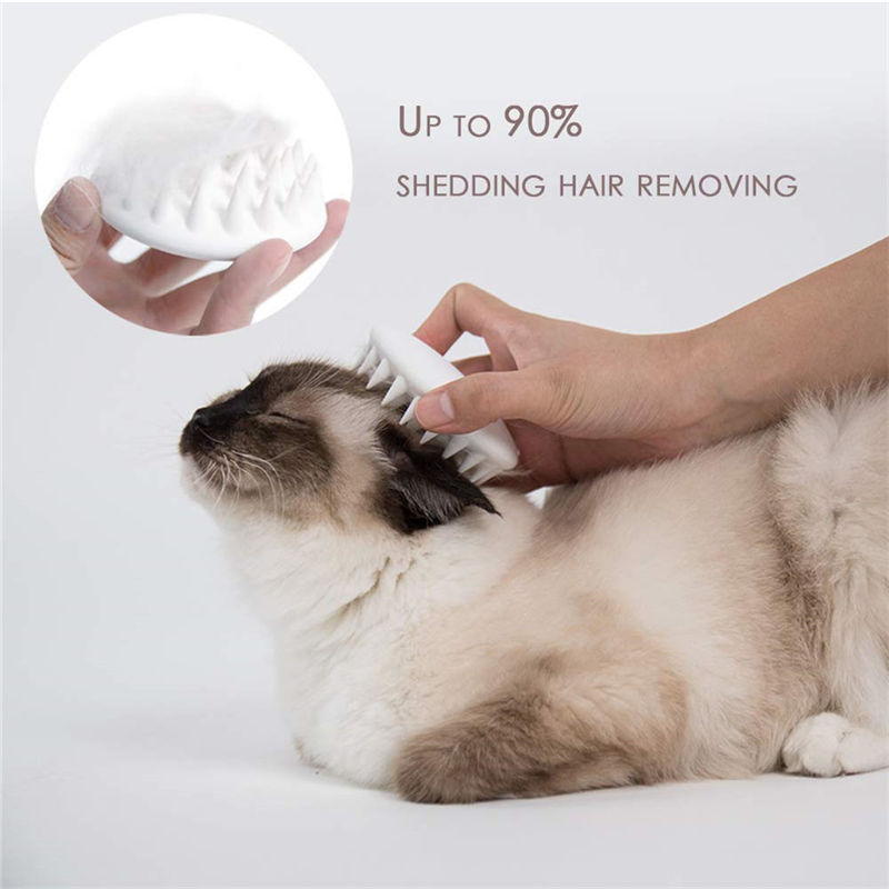 PETKIT Cepillo de Masaje para Gatos con Silicona y Púas de Goma Suaves para el cuidado del pelaje en perros y gatos — imagen 1