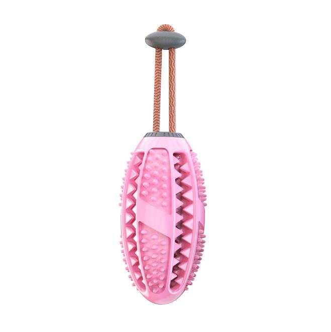 Dog Interactive Natural Rubber Ball Puppy Chew Toy Food Dispenser Ball Bite-Resistant Clean Teeth Pet Playing Balls Pet Dog Toys — image 9