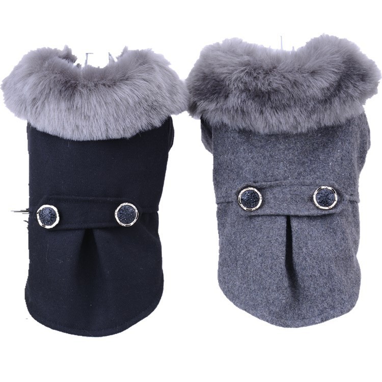 Ropa para Mascotas Clásico Collar de Pelo Nizi - Chaqueta de Perro — imagen 5