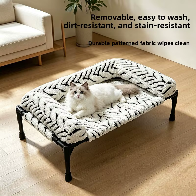 Cama Elevada para Perros Outdoor e Interior, Todo el Año, Duradera, Portátil, Resistente a la Humedad, No Resbaladiza, para Perros Grandes y Pequeños, Cama para Gatos, Accesorios para Mascotas — imagen 2