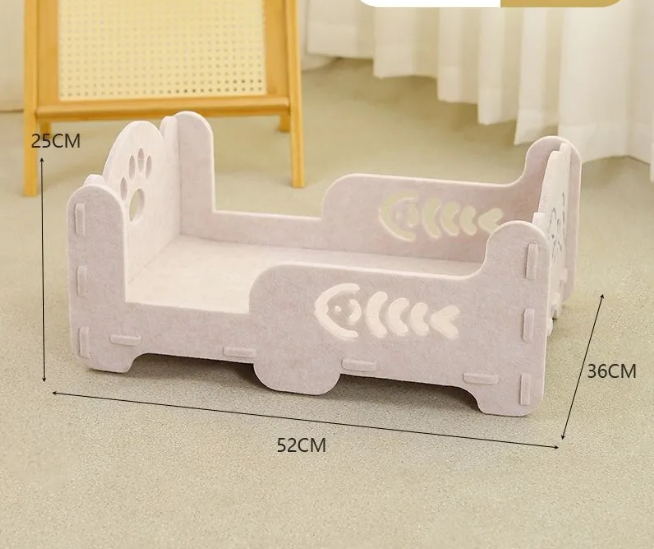 Felt Cat Nest Felt Pet Supplies Multi functional Removable Washable Up and Down Felt Cat Bed Suitable for Cats of All Sizes and — image 3