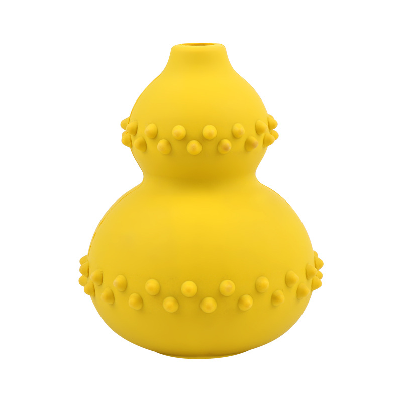 Pet Food Leakage Toy Dog Natural Rubber Educational Toy Choke Proof Gourd Slow Food Dog Toy — image 7