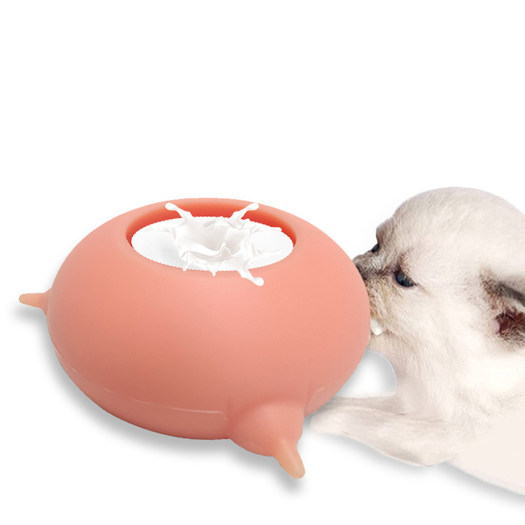 Cat And Dog Bionic Silicone Automatic Feeding Artifact Pacifier Feeding Water Feeding Bottle Pet Milk Bowl Sucking Feeding Device — image 1
